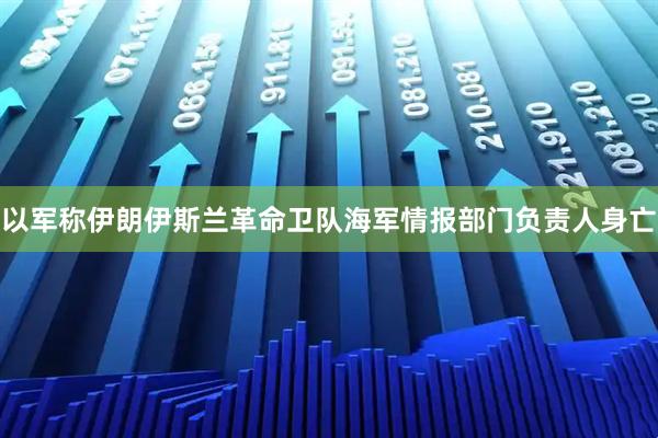 以军称伊朗伊斯兰革命卫队海军情报部门负责人身亡
